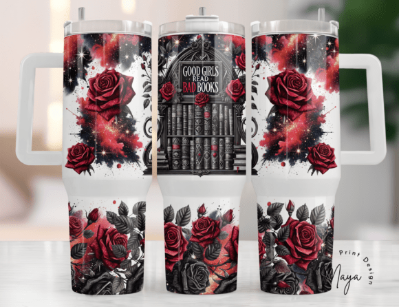 Download Good Girls Read Bad Books 40oz Tumbler - Tumbler Collection