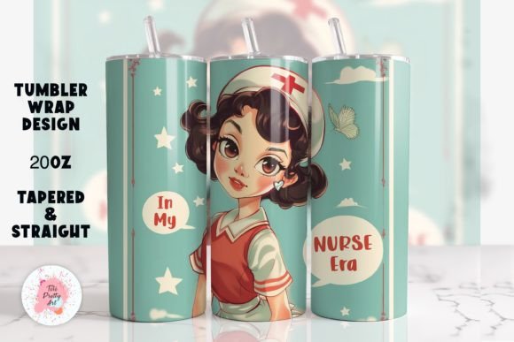 Download Nurse Tumbler Wrap 20oz Sublimation - Tumbler Collection