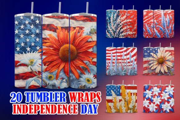 Download Independence Day Tumbler Wraps - Tumbler Collection
