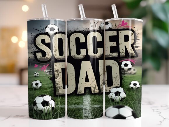 Download 20oz Soccer Dad Tumbler Wrap Sublimation - Tumbler Collection