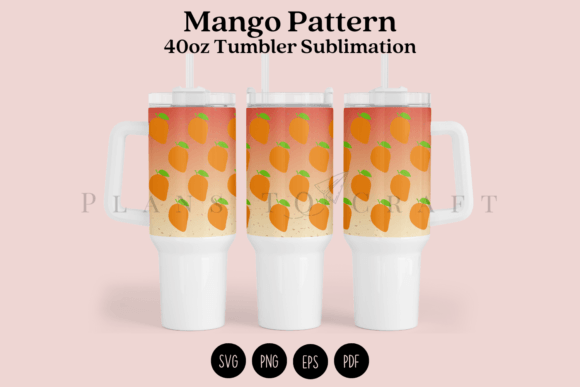Download Mango 40oz Tumbler Sublimation Wrap - Tumbler Collection