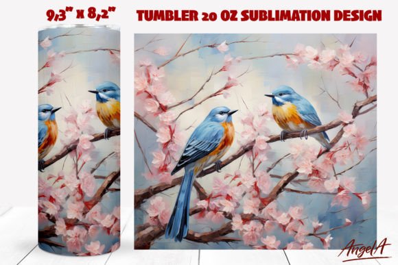 Download Bird Tumbler Sublimation Wrap / Cherry - Tumbler Collection