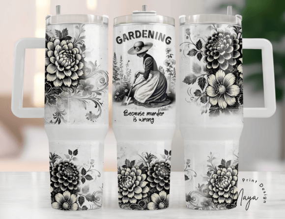 Download 40 Oz Tumbler Wrap Gardening - Tumbler Collection