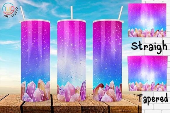 Download Crystals Boho Tumbler Sublimation Design - Tumbler Collection