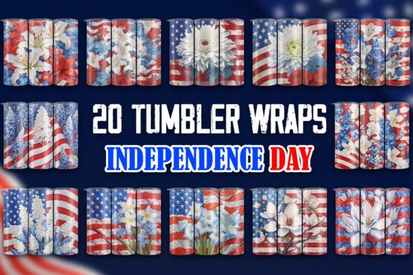 Download Independence Day Tumbler Wraps - Tumbler Collection