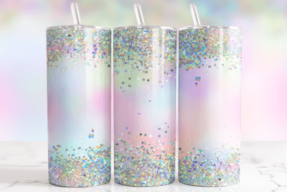 Download Iridescent Holo Glitter Tumbler Wrap - Tumbler Collection