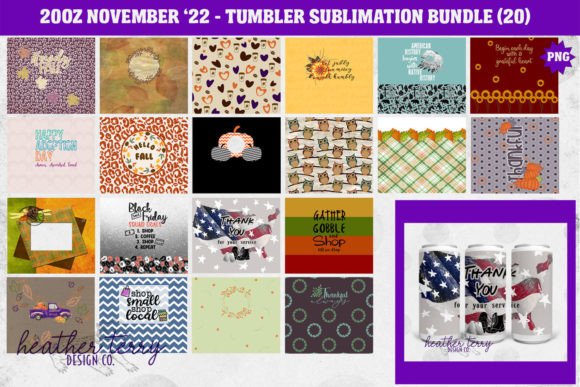 Download 20oz November Fall Tumbler Bundle - Tumbler Collection