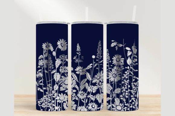 Download Wildflower 20oz Laser Tumbler Wrap SVG - Tumbler Collection