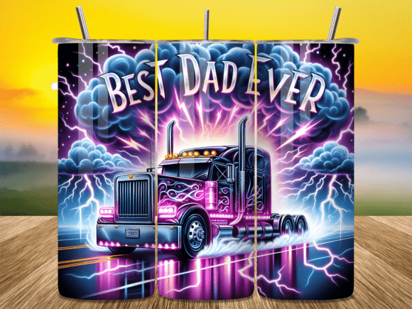 Download Heavy Duty Truck Dad Father Tumbler Wrap - Tumbler Collection