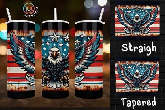 Download Vintage USA Flag Eagle Rustic Tumbler - Tumbler Collection