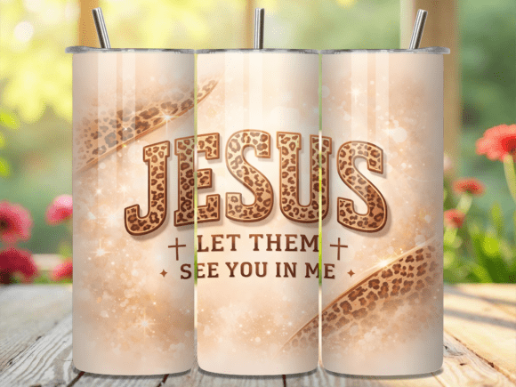 Download Christian Jesus Leopard Faith Tumbler - Tumbler Collection