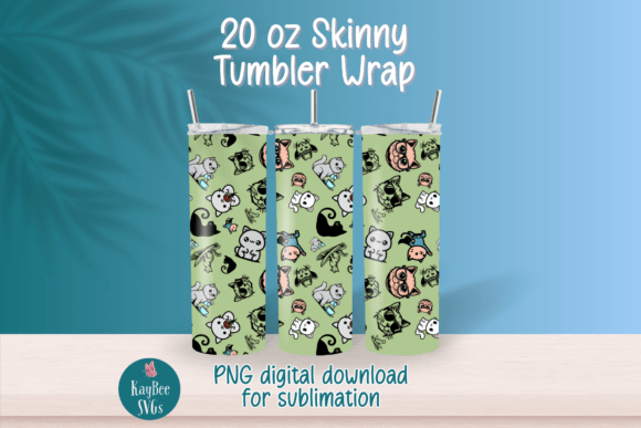 Download Cat Sublimation Tumbler Wrap PNG - Tumbler Collection