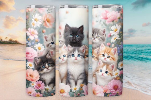 Download Cat Kitty Tumbler Wrap 20oz Skinny Jpgs - Tumbler Collection