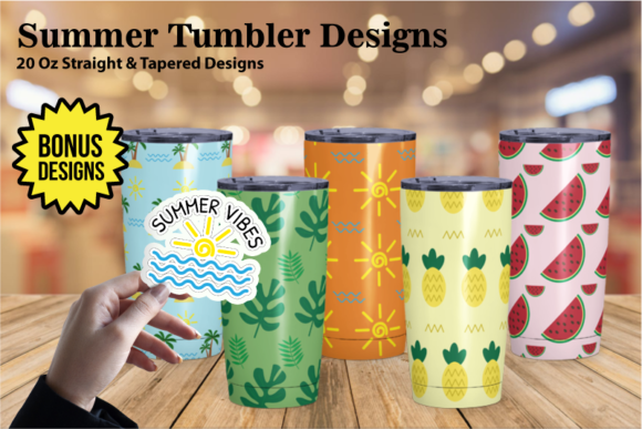 Download Summer 20 Oz Tumbler Designs - Premium Resources