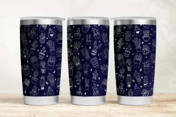 Download Cactus 20oz 30oz Laser Tumbler Wrap SVG - Tumbler Collection