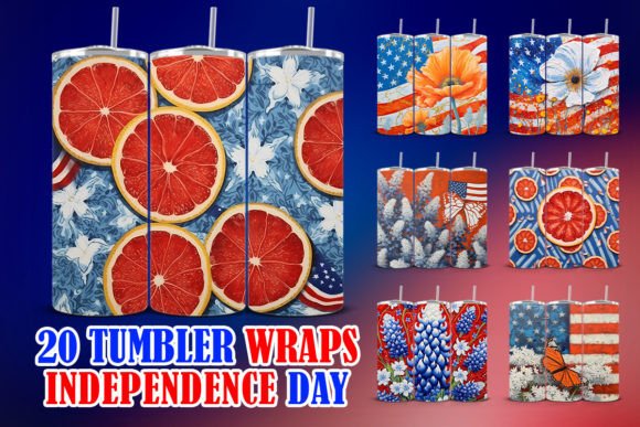Download Independence Day Tumbler Wraps - Tumbler Collection