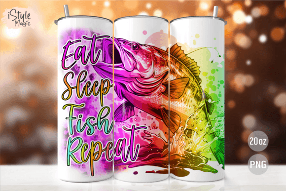 Download Eat Sleep Fish Repeat Fishing Tumbler - Tumbler Collection