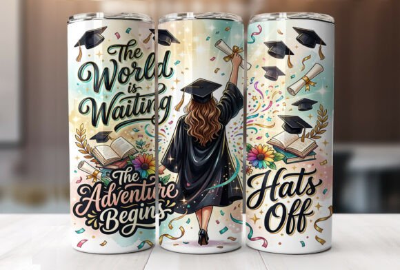 Download 2026 Graduation 20oz Tumbler Wrap Design - Tumbler Collection