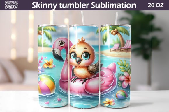 Download Cute Bird Summer Tumbler - Tumbler Collection