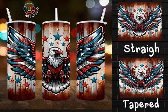 Download Vintage USA Flag Eagle Rustic Tumbler - Tumbler Collection