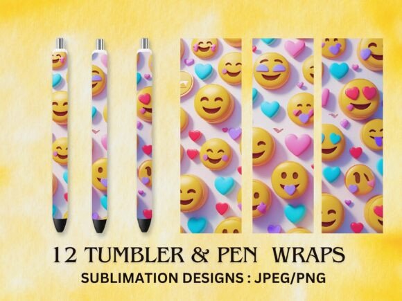 Download Pen Wrap Sublimation , Tumbler Wrap - Tumbler Collection