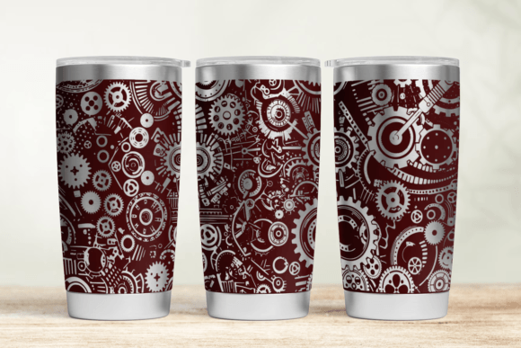 Download Gear 30oz 20oz Laser Tumbler Wrap SVG - Tumbler Collection