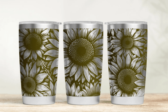 Download Sunflower 20oz 30oz Laser Tumbler SVG - Tumbler Collection