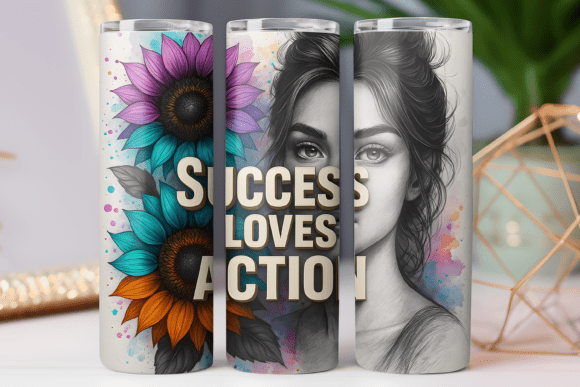 Download Success Motivation Tumbler Wrap Skinny - Tumbler Collection
