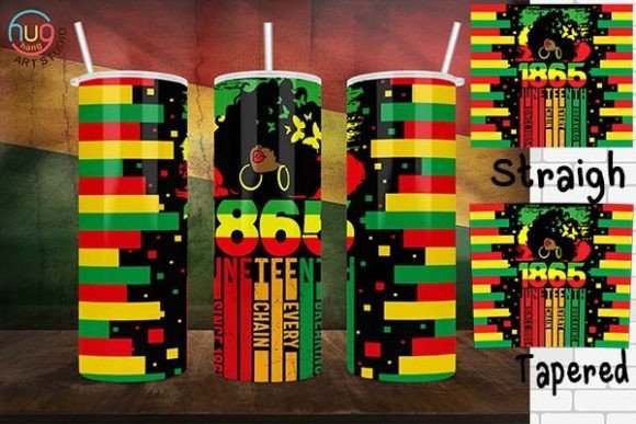 Download Juneteenth Tumbler 20oz Skinny Tumbler - Tumbler Collection