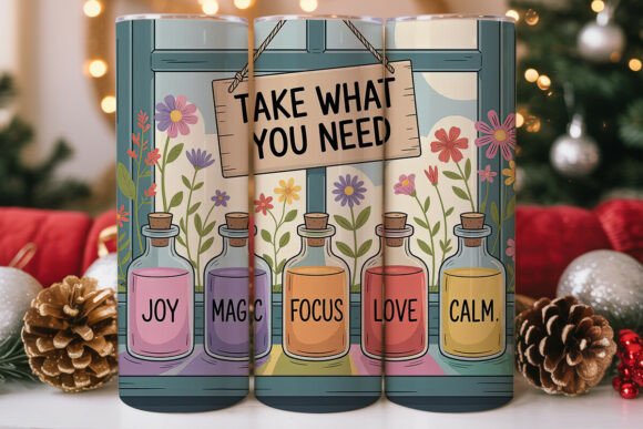 Download Positive Vibes Tumbler Wrap - Tumbler Collection