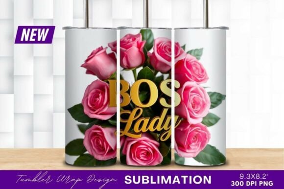 Download Bos Lady Roses Tumbler Png - Tumbler Collection