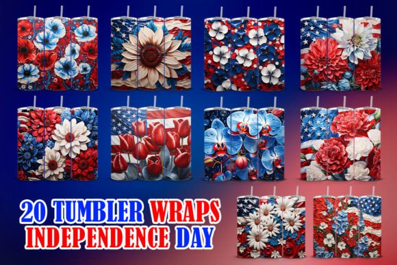 Download Independence Day Tumbler Wraps - Tumbler Collection
