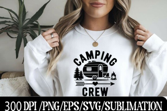Download Outdoor Camping Crew Vintage Camper Desi - Outdoor Collection