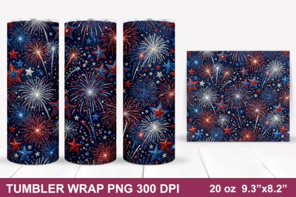 Download 4th of July Tumbler Wrap Design - Tumbler Collection