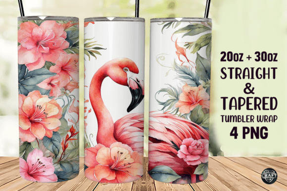 Download Watercolor Colorful Flamingo Tumbler PNG - Tumbler Collection
