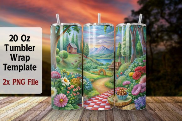 Download Summer 20oz Tumbler Wrap Sublimation PNG - Premium Bundle