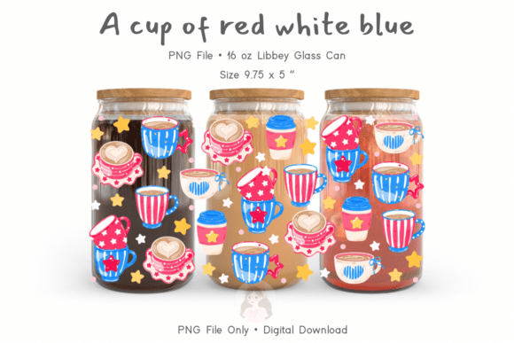 Download A Cup of Red White Blue Tumbler Libbey - Tumbler Collection