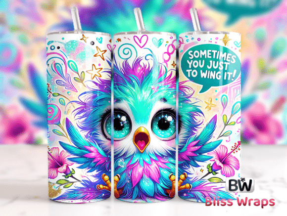 Download Sarcastic Funny Bird Tumbler Wrap Png - Tumbler Collection