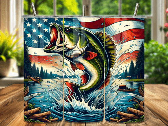 Download Largemouth Bass Fishing Tumbler Wrap - Tumbler Collection
