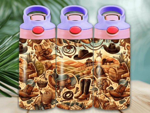 Download Rustic Western Gear Kids Tumbler Wrap - Tumbler Collection