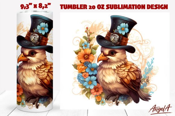 Download Bird Tumbler Sublimation Wrap / Chicken - Tumbler Collection