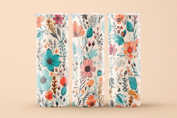 Download Boho Tumbler Design Sublimation Png Wrap - Tumbler Collection