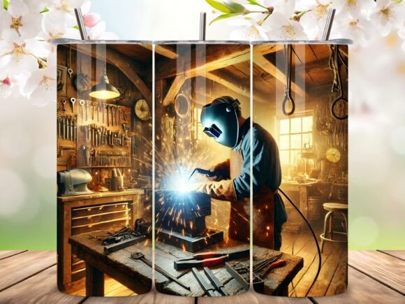 Download Welder in Factory Welding Tumbler Wraps - Tumbler Collection