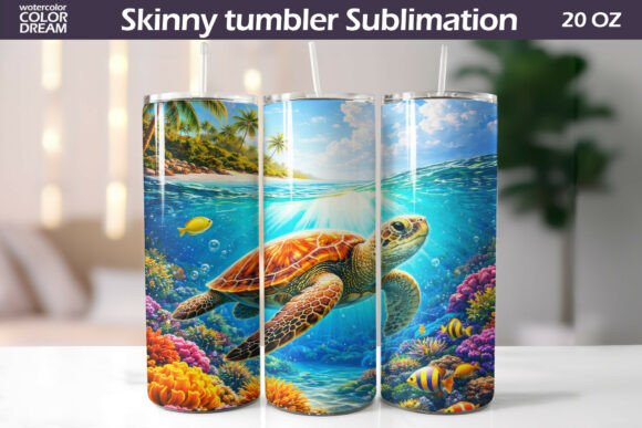 Download Sea Turtle Tumbler Design - Tumbler Collection