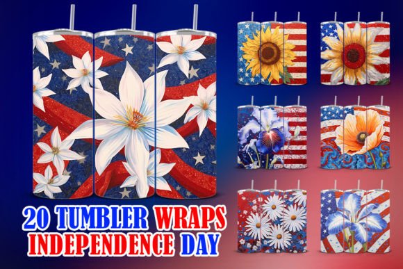 Download Independence Day Tumbler Wraps - Tumbler Collection