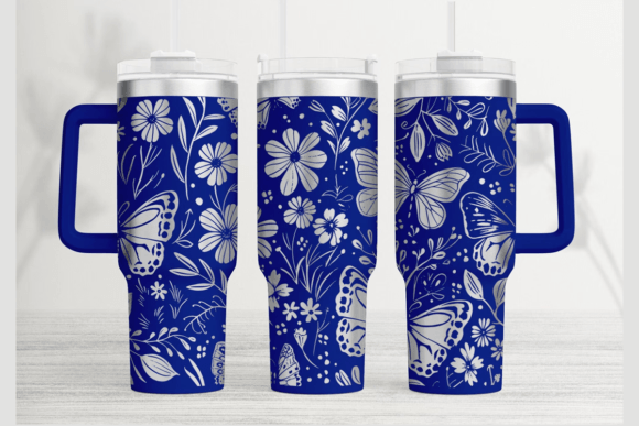 Download Butterfly 40oz Laser Tumbler Wrap SVG - Tumbler Collection