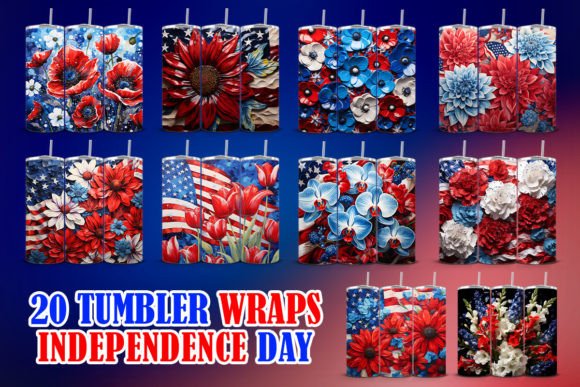 Download Independence Day Tumbler Wraps - Tumbler Collection
