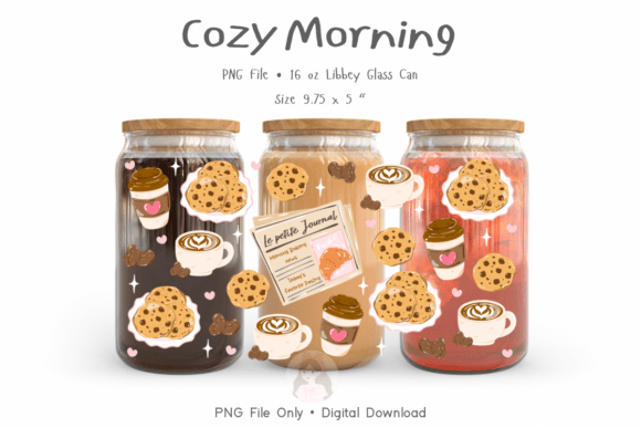 Download Cozy Morning Tumbler Wrap Design PNG - Tumbler Collection