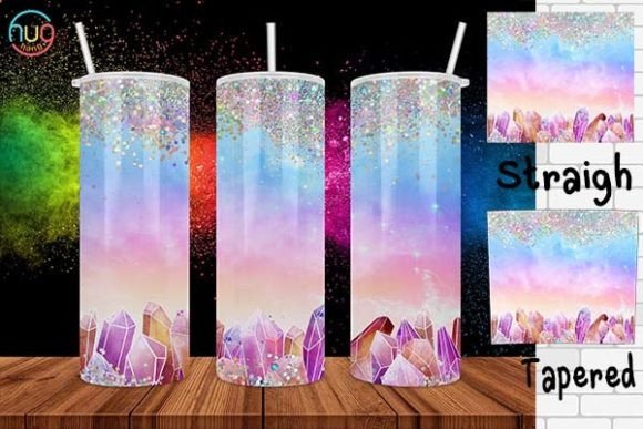 Download Crystals Boho Tumbler Sublimation Design - Tumbler Collection