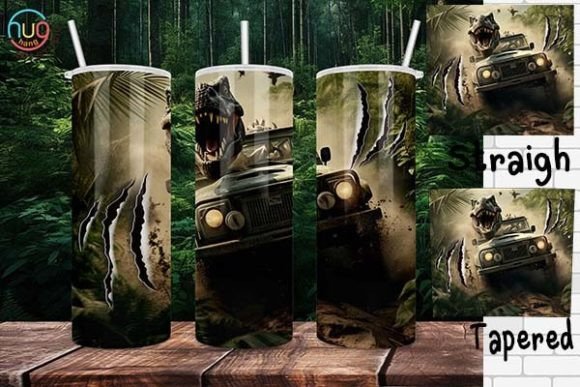 Download T-rex Dinosaur 20oz Tumbler Designs - Premium Resources